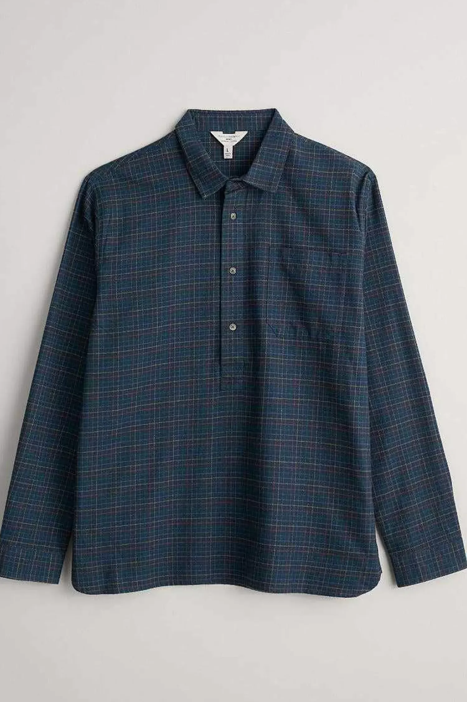 Tops & T-Shirts<Seasalt Cornwall Men's Organic Cotton Thomas Street Shirt Stippler Sea Cave