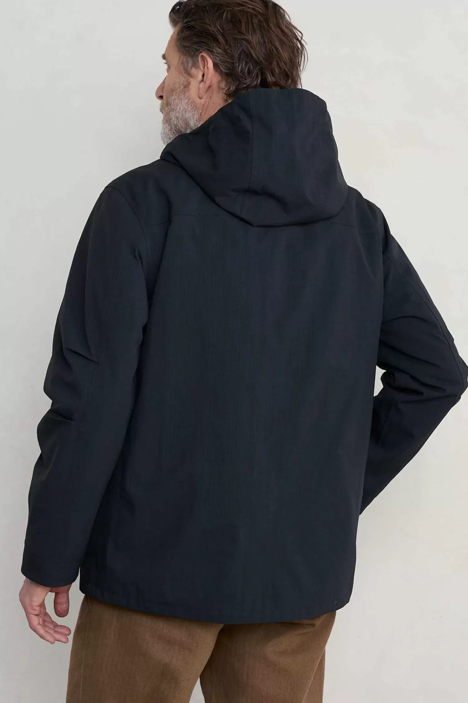 Coats & Jackets<Seasalt Cornwall Men's Porthcurno Waterproof Jacket Inkwell