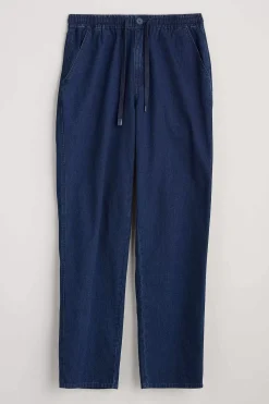 Trousers & Shorts<Seasalt Cornwall Men's Riggerman Trousers Dark Indigo