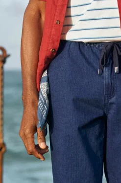 Trousers & Shorts<Seasalt Cornwall Men's Riggerman Trousers Dark Indigo