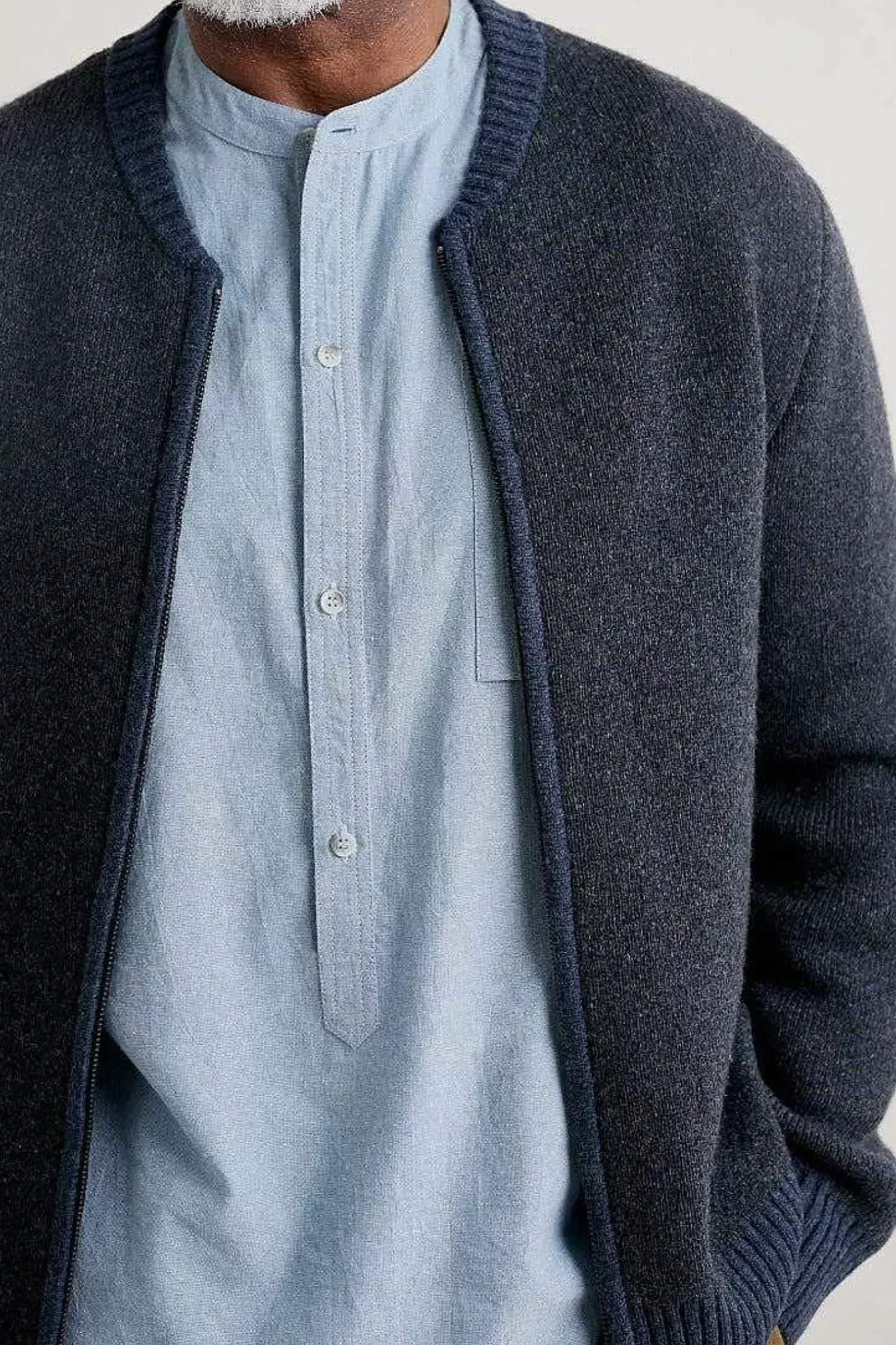 Knitwear<Seasalt Cornwall Men's Thresher Knitted Cardigan Matchbook Sea Cave