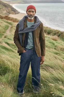 Coats & Jackets<Seasalt Cornwall Men's Towen Organic Cotton Blazer Seagrass
