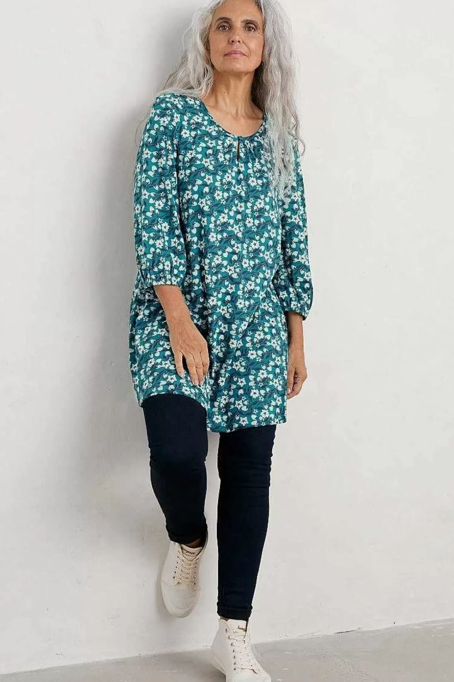 Tunics<Seasalt Cornwall Moonfish Jersey Tunic Wild Raspberries Seaway