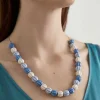 Jewellery<Seasalt Cornwall Moorland Haze Bead Necklace Acacia Sailboat