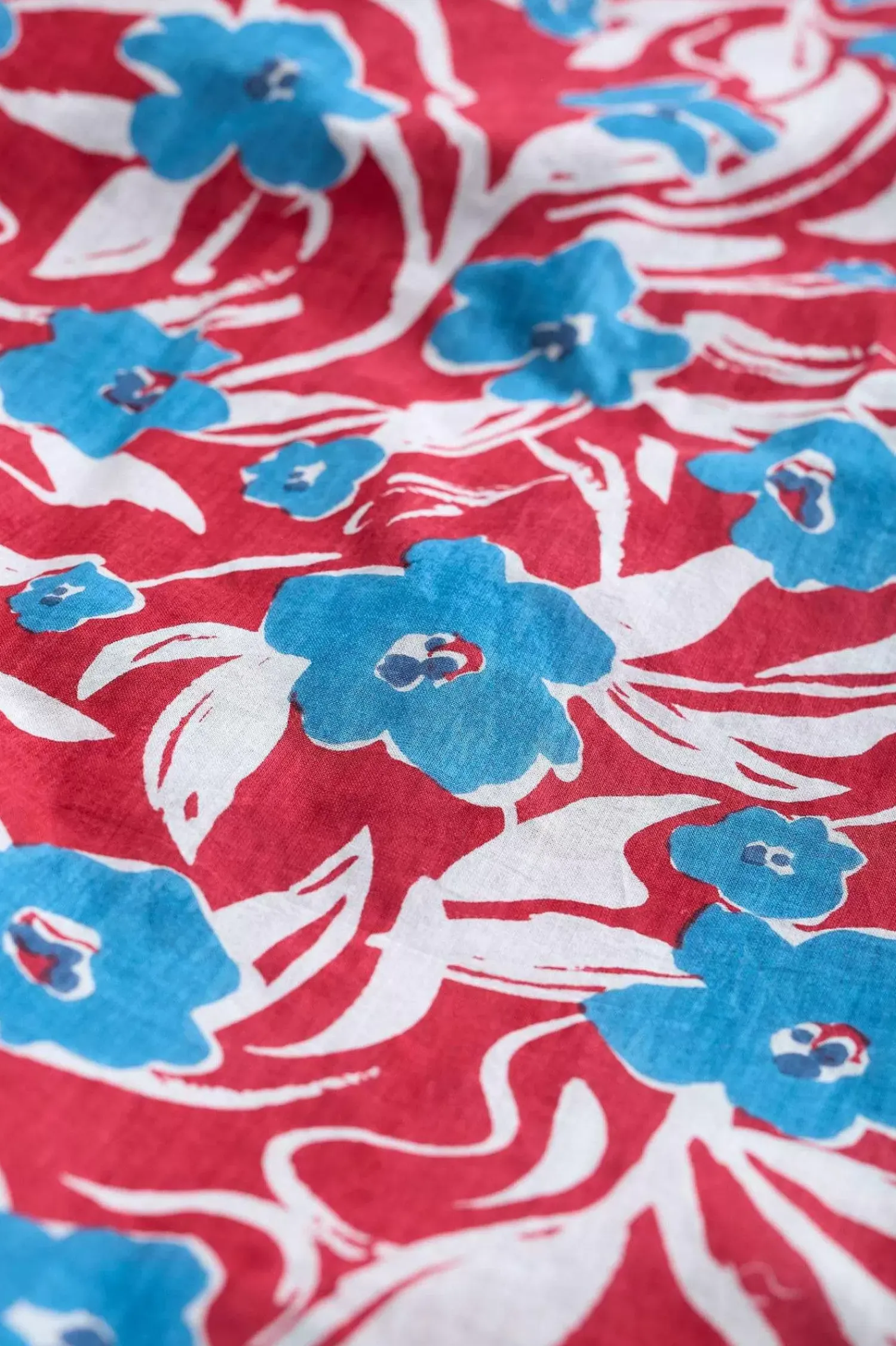 Scarves & Shawls<Seasalt Cornwall New Everyday Scarf Waterway Floral Rudder Chalk