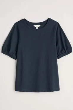 Tops<Seasalt Cornwall Oleander Blouson Sleeve T-Shirt (Gots) Maritime