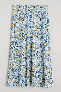 Skirts<Seasalt Cornwall Orchard Jersey Skirt Hedging Marks Saltwater