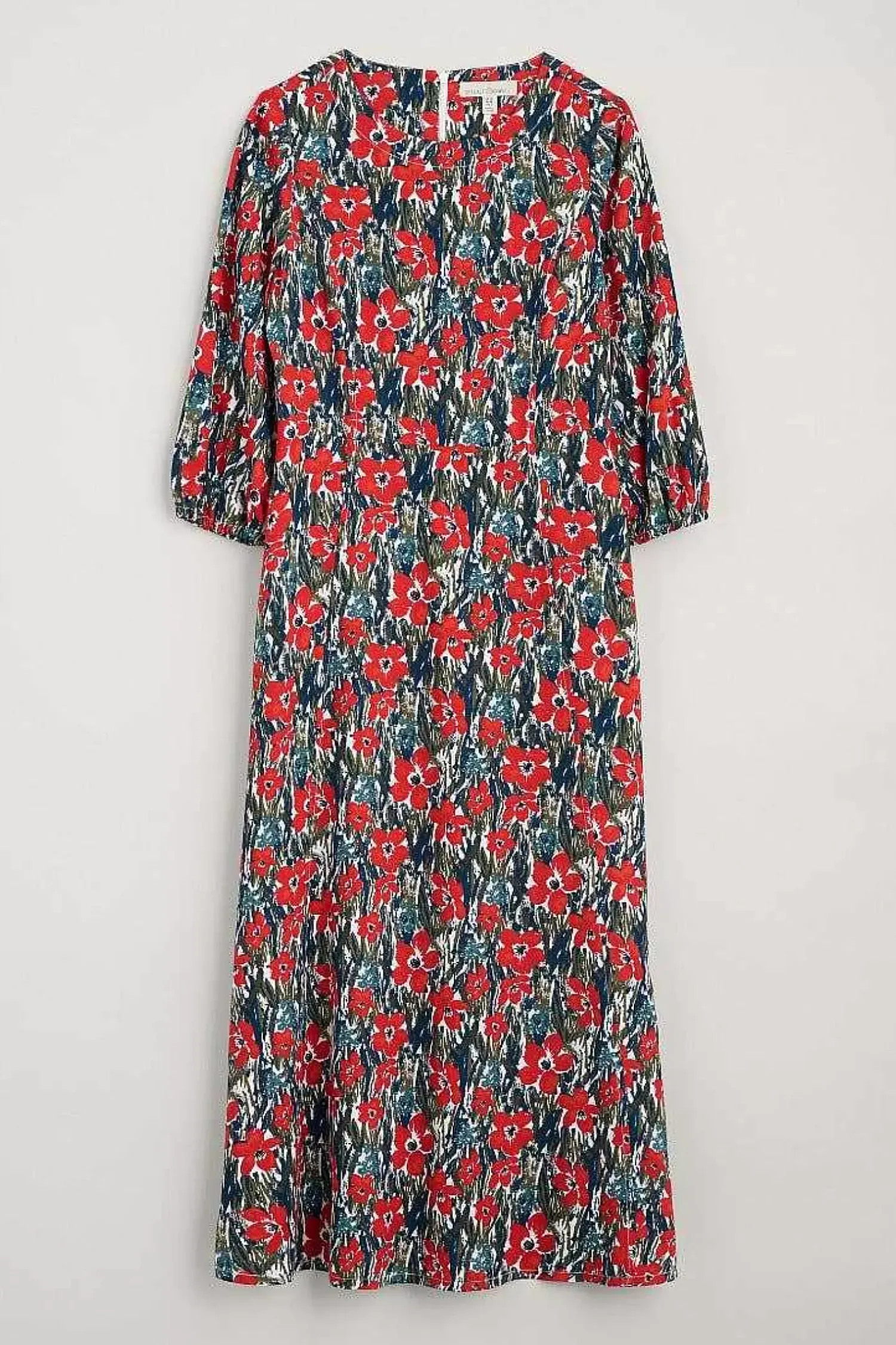 Dresses<Seasalt Cornwall Pellar Floral Dress Marsh Marigold Chalk