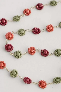 Jewellery<Seasalt Cornwall Polyantha Floral Bead Necklace Crab Shell Mix