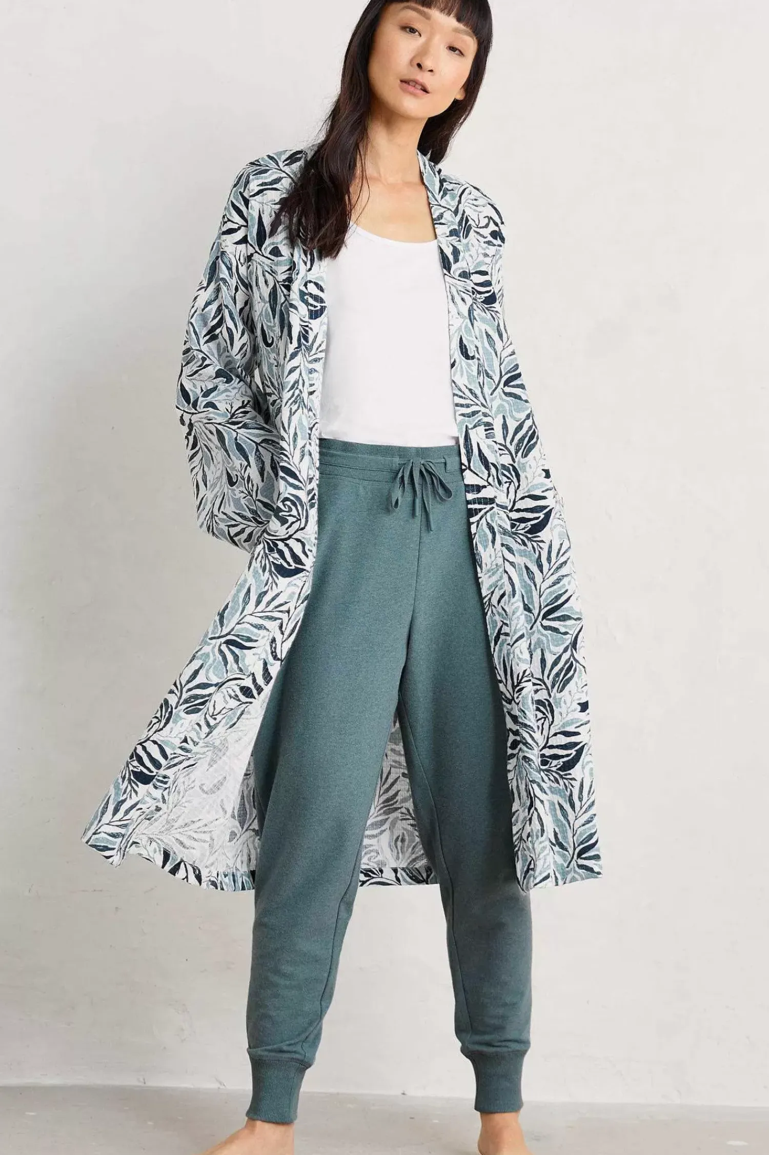 Nightwear<Seasalt Cornwall Pottering Gown Kelp Forest Reflection