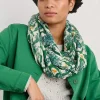 Scarves & Shawls<Seasalt Cornwall Pretty Circle Scarf Wetland Check Wreckage