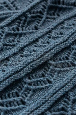 Knitwear<Seasalt Cornwall River Cross Pointelle Knit Top Light Squid