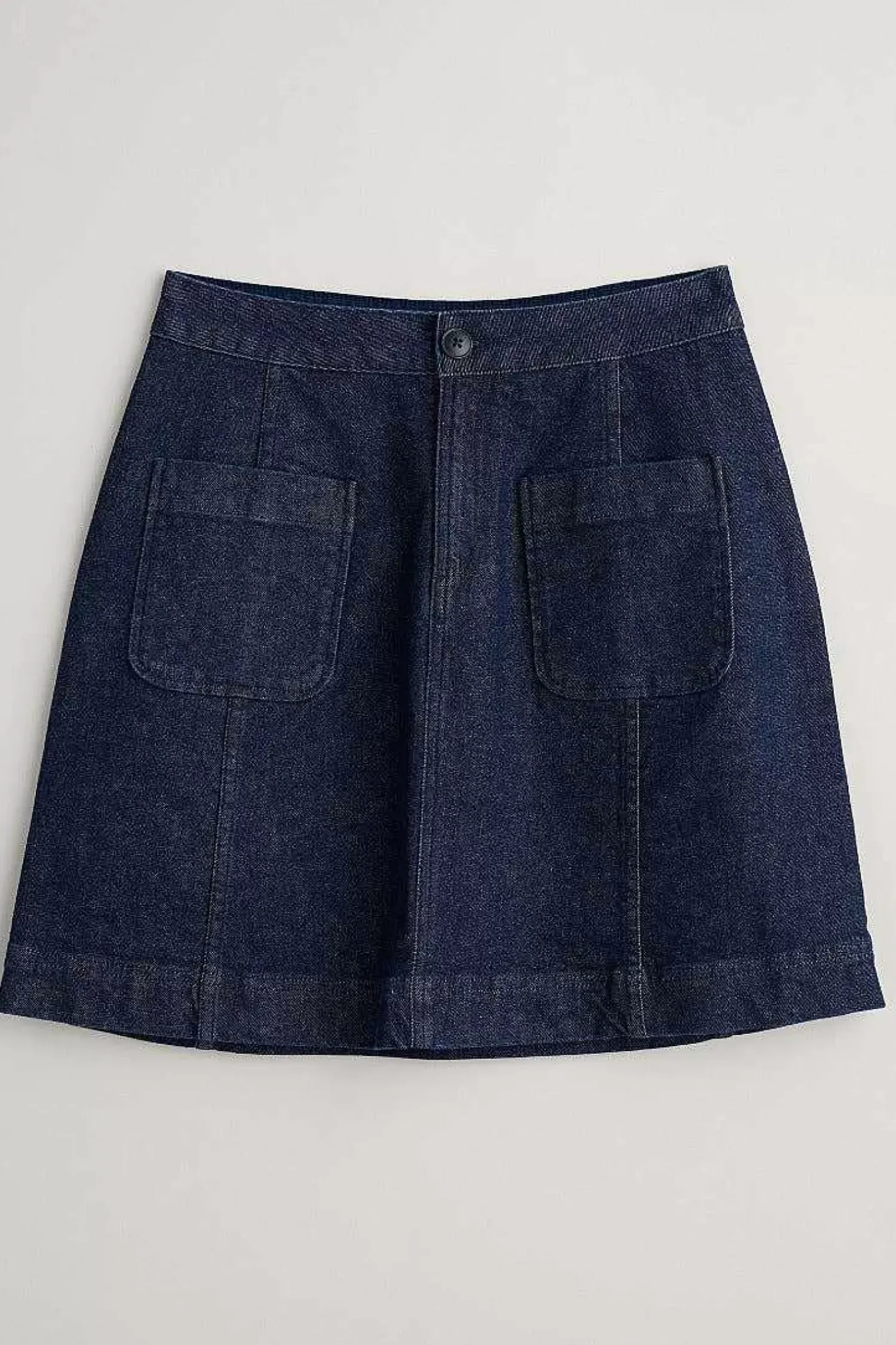 Skirts<Seasalt Cornwall Rolling Sands Denim Skirt Dark Rinse Wash