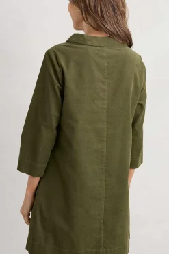 Tunics<Seasalt Cornwall Sail By The Stars Needlecord Tunic Light Olive