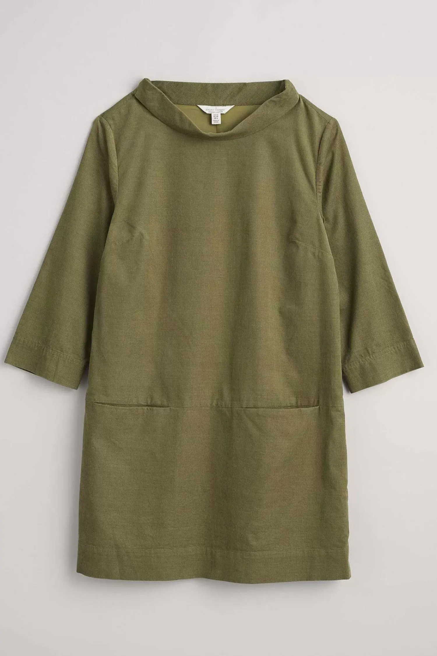 Tunics<Seasalt Cornwall Sail By The Stars Needlecord Tunic Light Olive