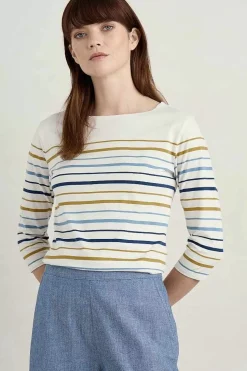 Tops<Seasalt Cornwall Sailor Top (Gots) Falmouth Tri Shore Marine