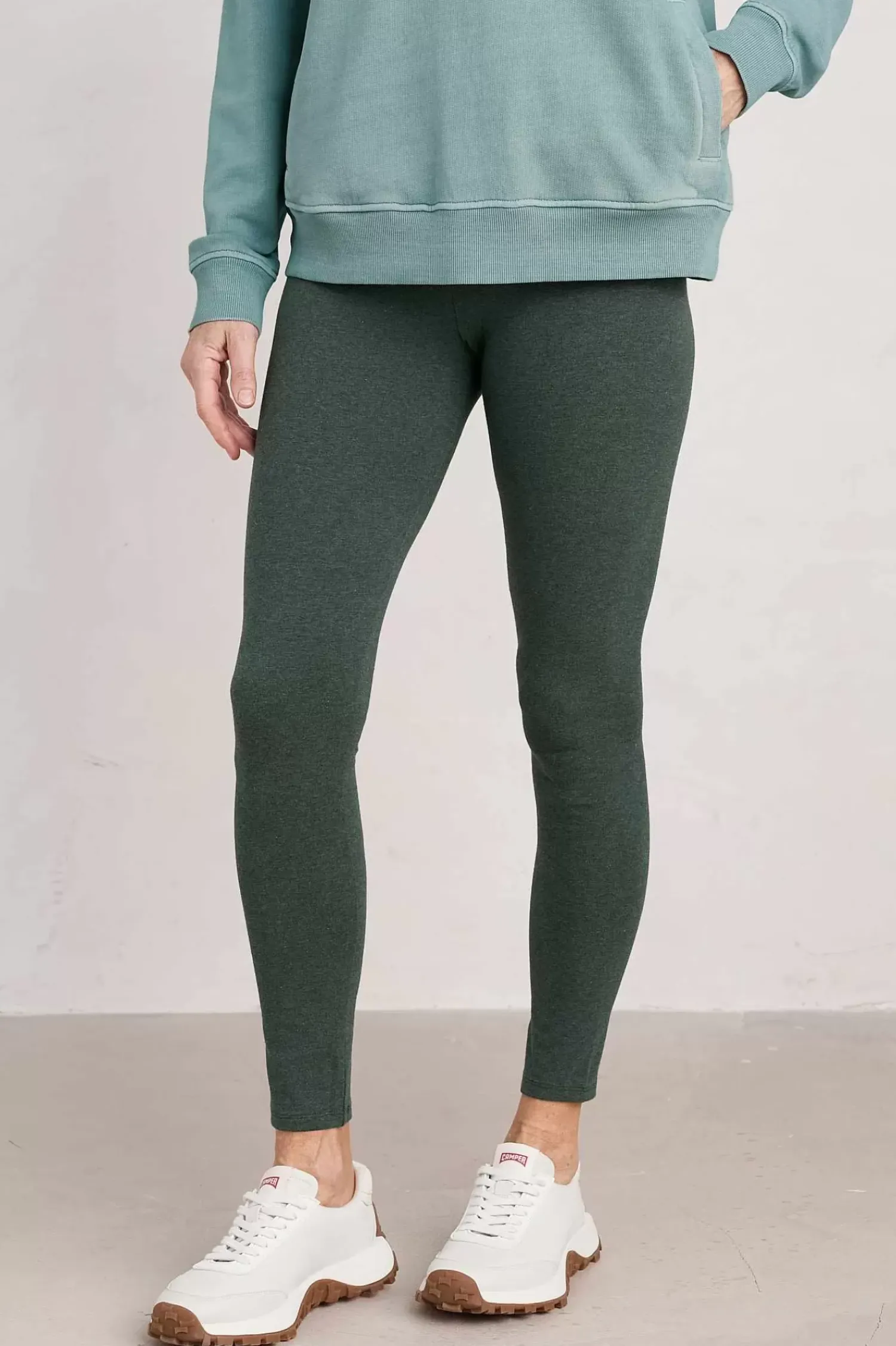 Trousers & Shorts<Seasalt Cornwall Sea Dance Organic Cotton Leggings (Gots) Nori