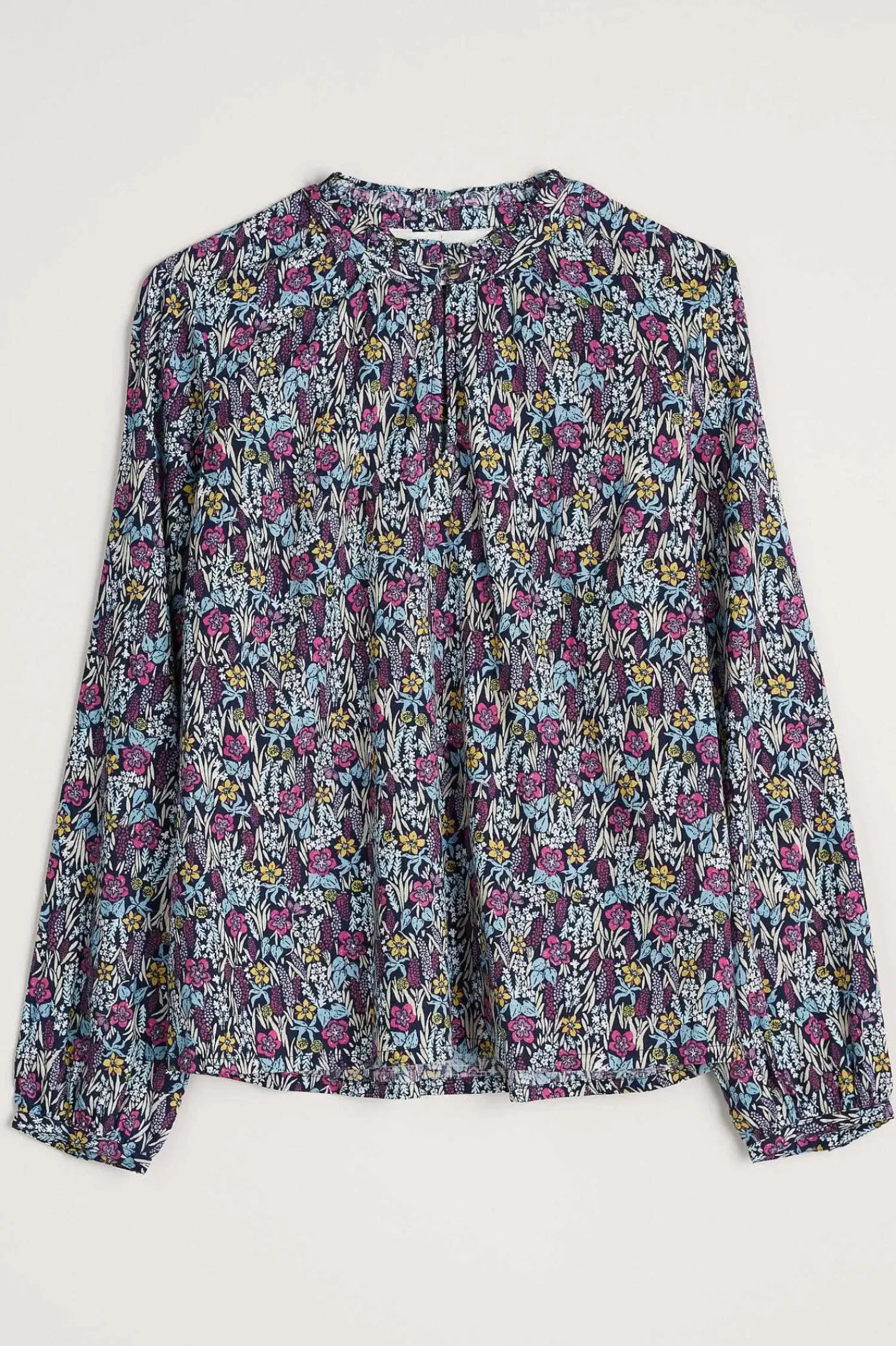 Tops<Seasalt Cornwall Sea Flow Printed Top Floral Moor Maritime