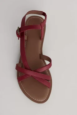 Sandals<Seasalt Cornwall Sea Step Strappy Leather Sandals Mainsail