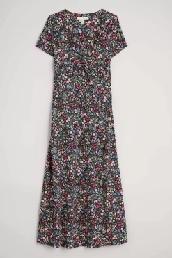 Dresses<Seasalt Cornwall Secret Cove Empire Line Midi Dress Campion Field Maritime