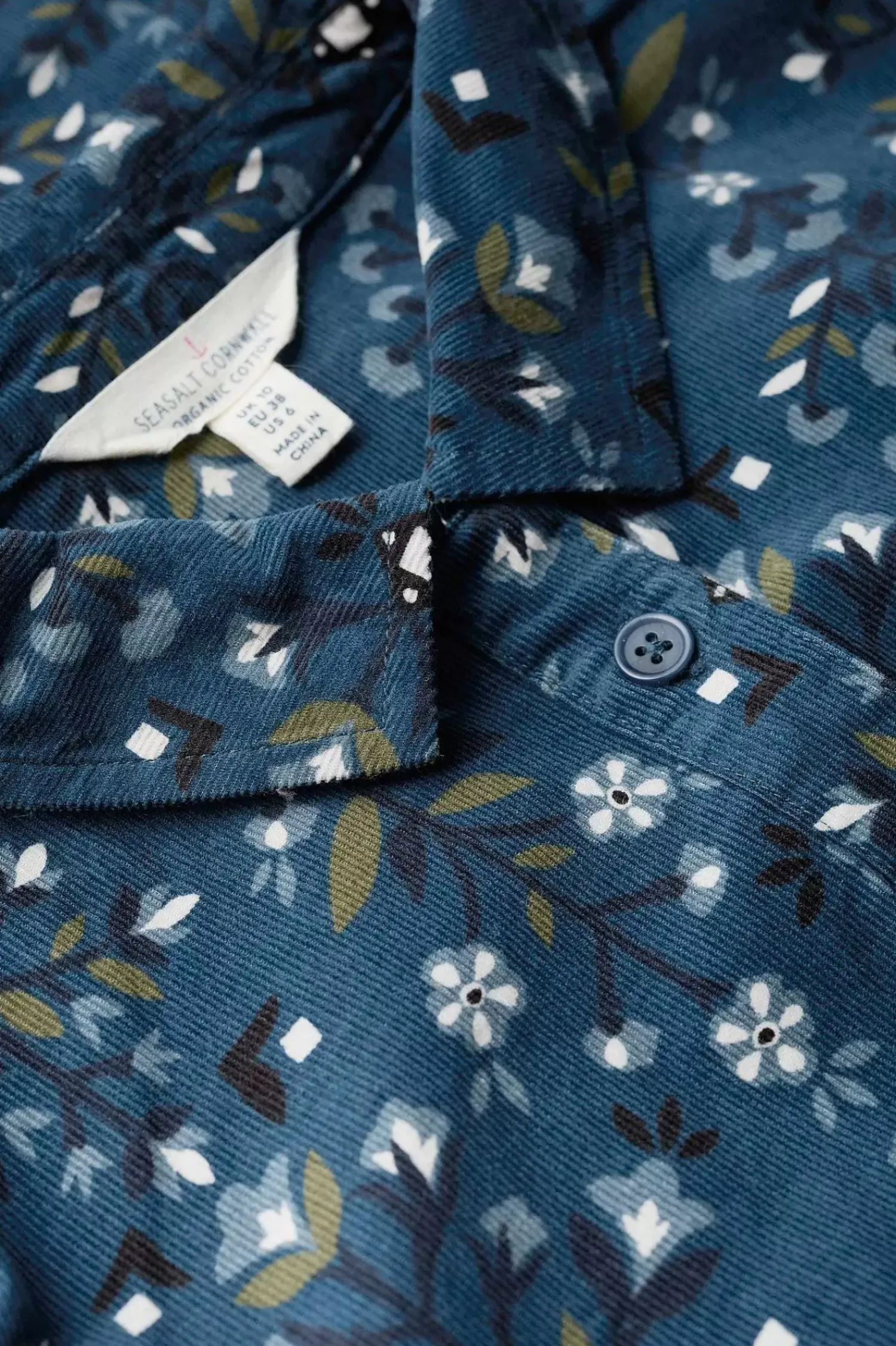 Tunics<Seasalt Cornwall Sky Sketch Needlecord Tunic Floral Blanket Dark Lugger