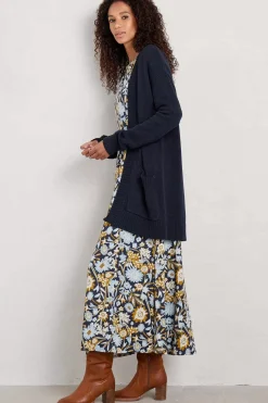 Knitwear<Seasalt Cornwall Southernwood Long Cardigan Maritime