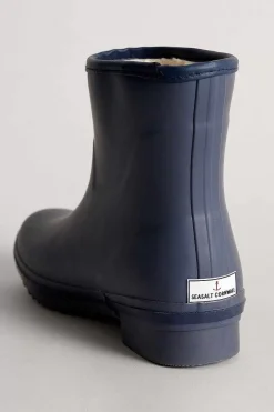 Coats & Jackets<Seasalt Cornwall Storm Chaser Fleece-Lined Wellies Fathom