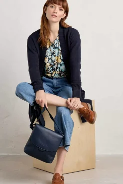 Tops<Seasalt Cornwall Studio Glass 3/4 Sleeve Top Floral Terrain Maritime