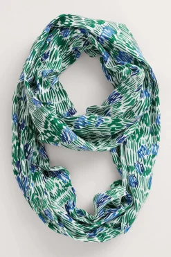 Scarves & Shawls<Seasalt Cornwall Summer Circle Scarf Kelp Forest Chalk