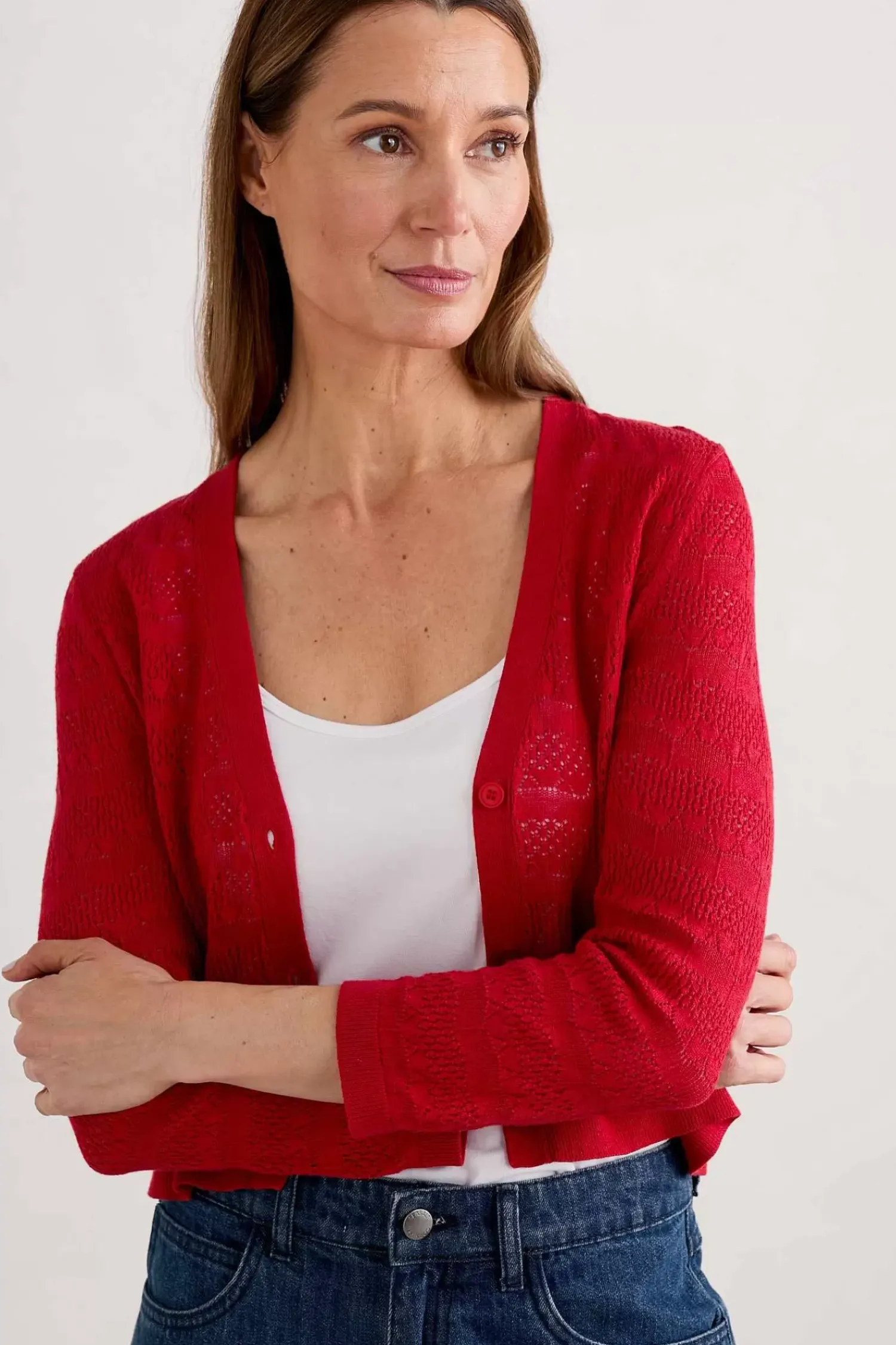Knitwear<Seasalt Cornwall Sweet Day Cotton Cardigan Rudder
