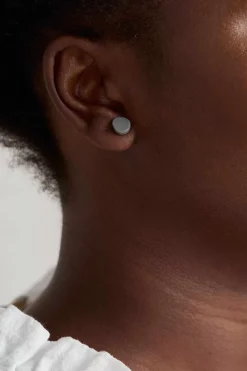 Jewellery<Seasalt Cornwall Talland Smooth Stud Earrings Papaya