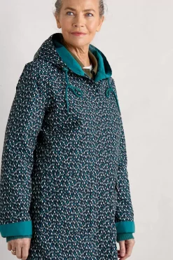 Coats & Jackets<Seasalt Cornwall The Reversible Waterproof Raincoat Rain Showers Maritime Chalk