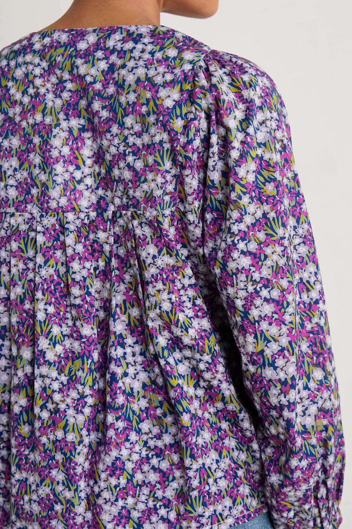 Tops<Seasalt Cornwall Thornapple Organic Cotton Shirt (Gots) Heather Fields Verbena