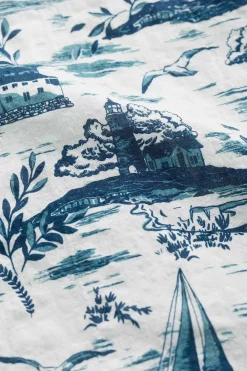 Tops<Seasalt Cornwall Treasury Short Sleeve Blouse Toile Seaside Chalk