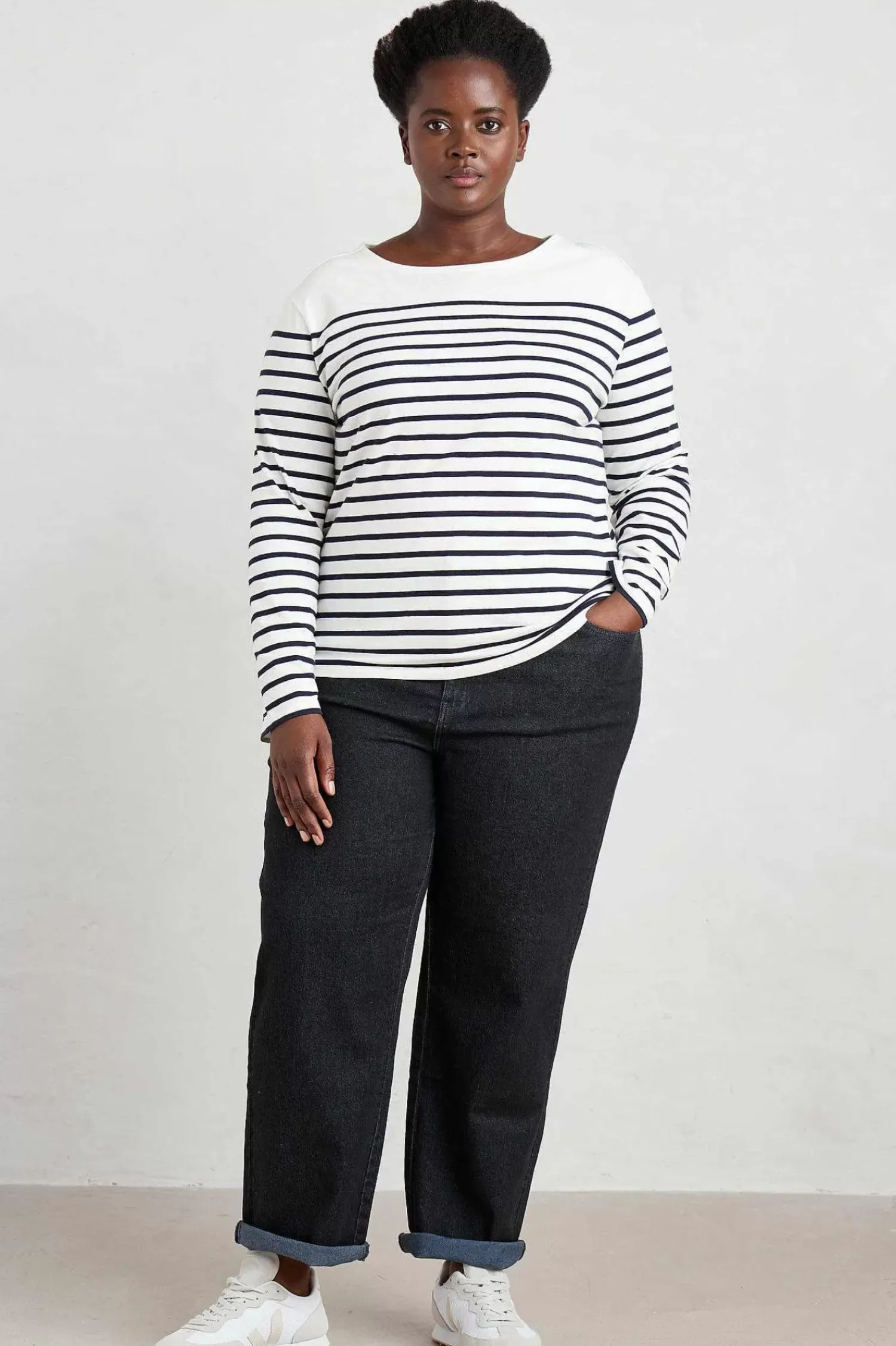 Trousers & Shorts<Seasalt Cornwall Trenow Cove Straight Leg Jeans Inkwell Overdye