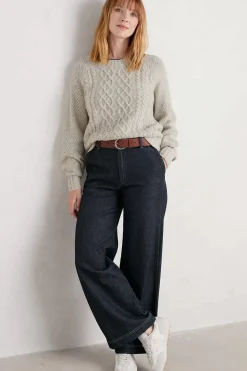 Knitwear<Seasalt Cornwall Tressa Cable Knit Jumper Aran