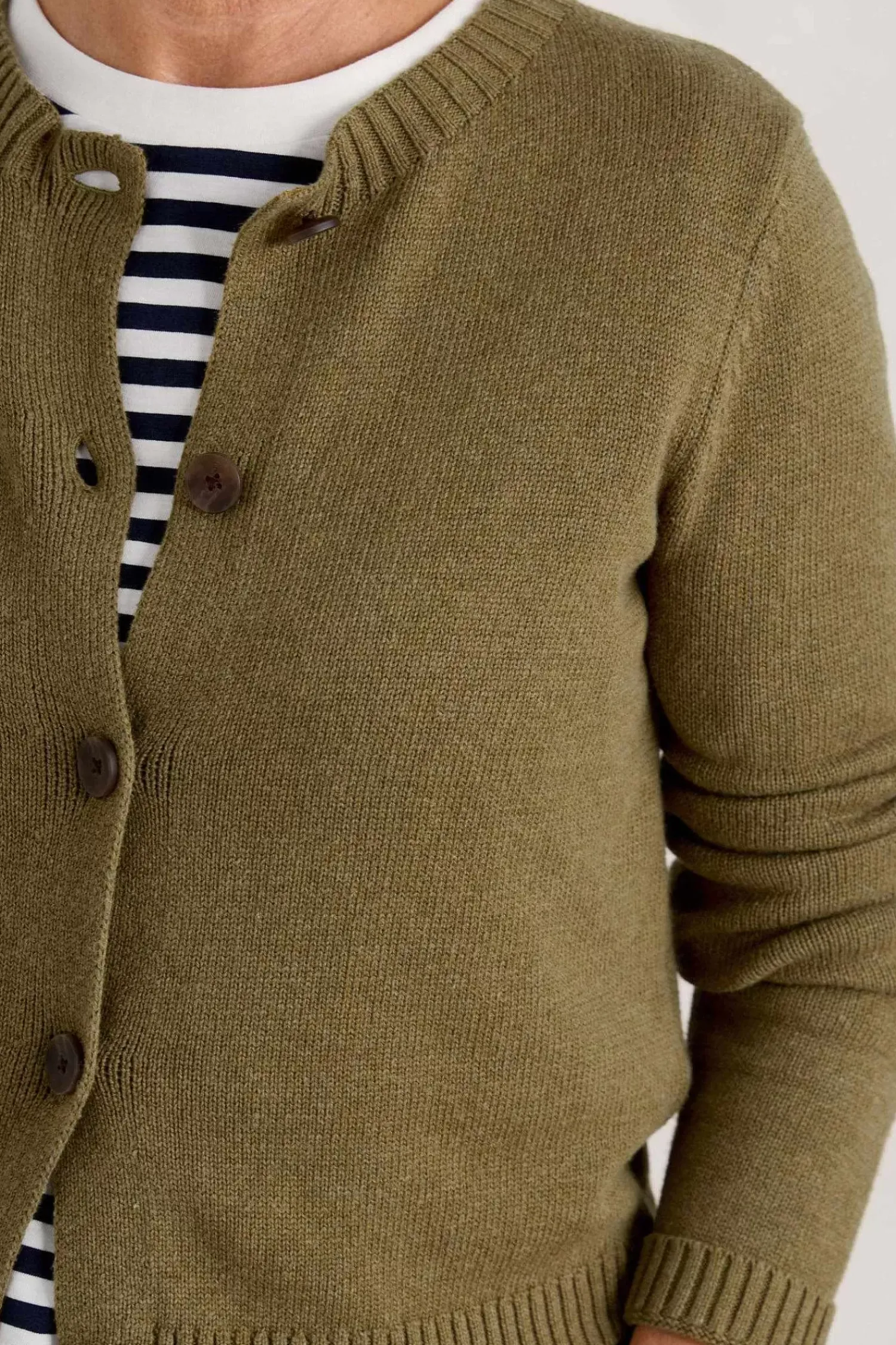 Knitwear<Seasalt Cornwall Wheal Pool Organic Cotton Cardigan Fern Moss