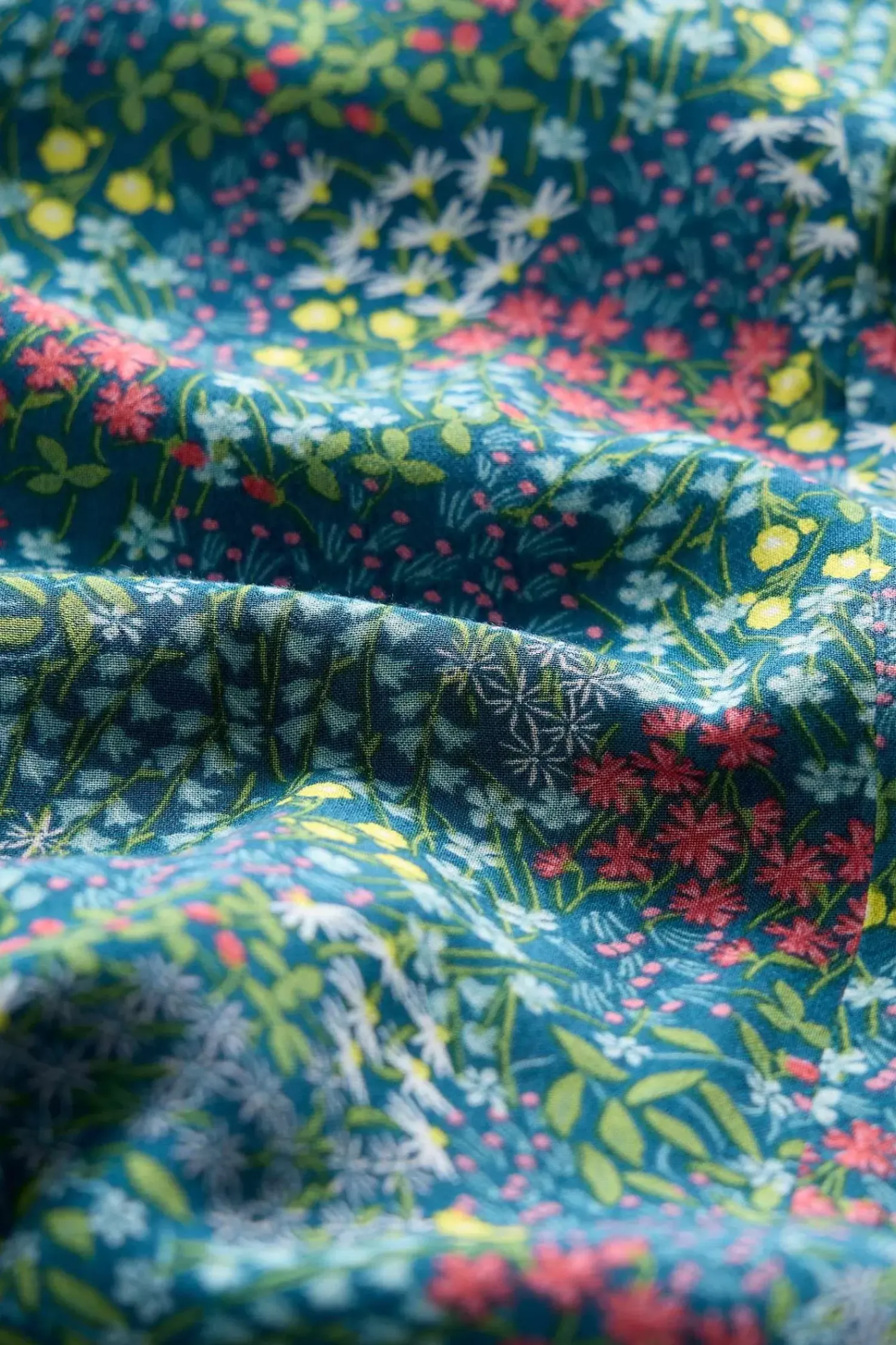 Dresses<Seasalt Cornwall Wilsey Empire Line Flared Sleeve Dress Coastal Meadow Light Squid