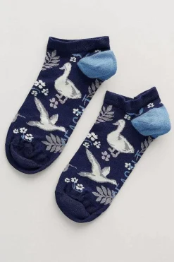 Socks & Tights<Seasalt Cornwall Women's Arty Trainer Socks Reed Whistle Aran