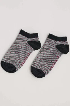 Socks & Tights<Seasalt Cornwall Women's Everyday Trainer Socks Spot Stripe Dusk