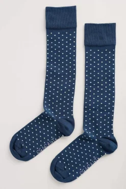 Socks & Tights<Seasalt Cornwall Women's High Mast Long Socks Ropers Onyx
