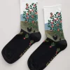 Socks & Tights<Seasalt Cornwall Women's Postcard Organic Cotton Socks Orchard Trees Onyx