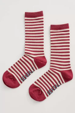 Socks & Tights<Seasalt Cornwall Women's Sailor Socks Starling Scatter Succulent