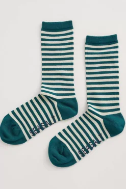 Socks & Tights<Seasalt Cornwall Women's Sailor Socks Starling Scatter Succulent