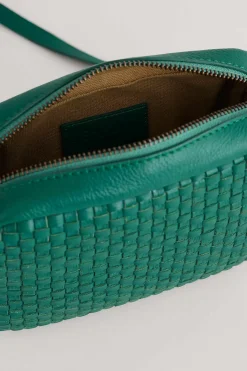 Bags<Seasalt Cornwall Woven Sea Fan Leather Cross-Body Bag Copse